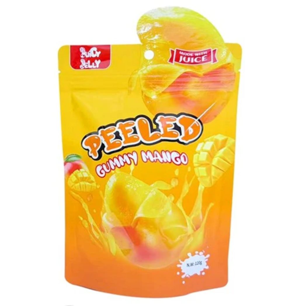 Juicy Jelly Peeled Gummy Mango Hangsell 120g