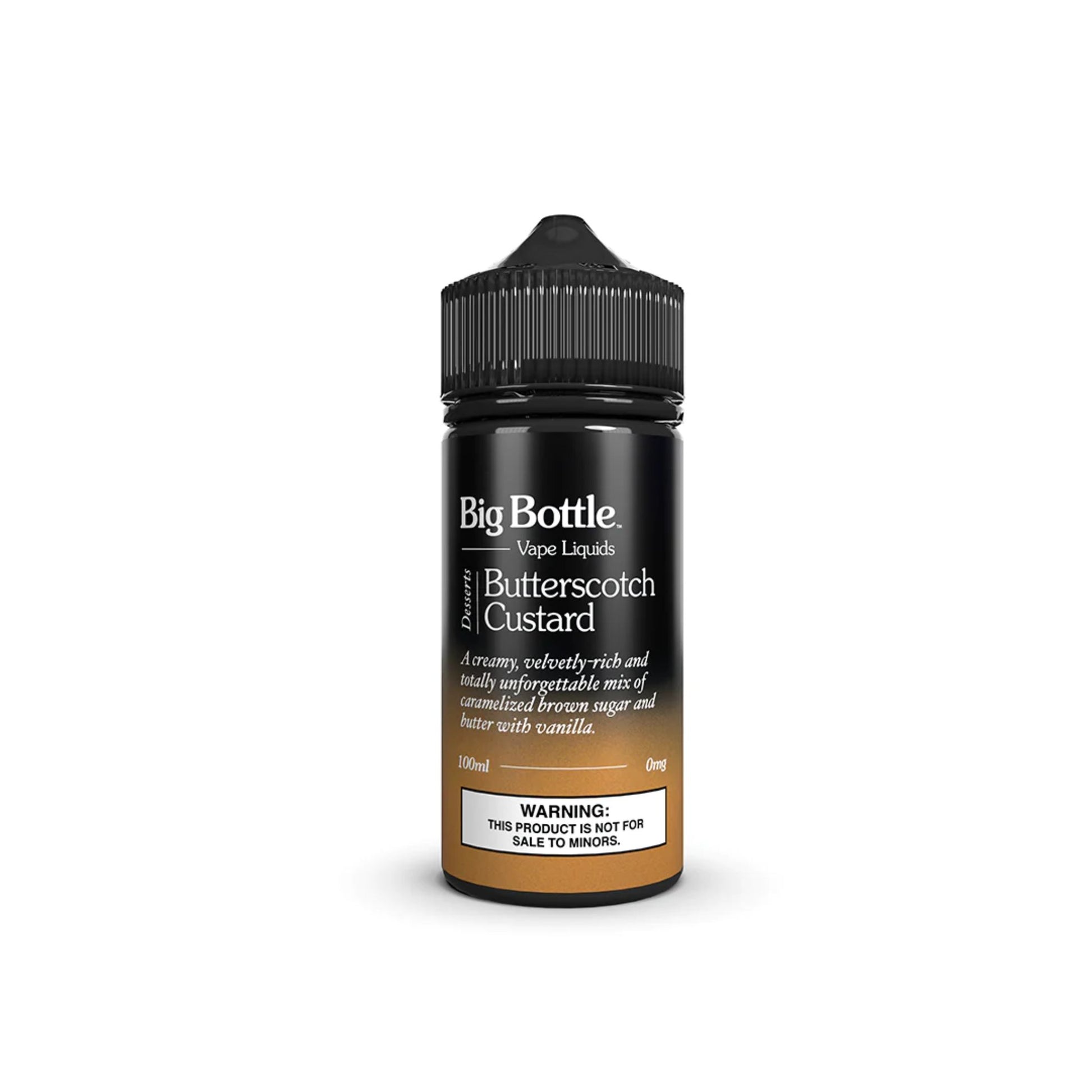 Big Bottle Vape Liquids | Butterscotch Custard | 100ml bottle