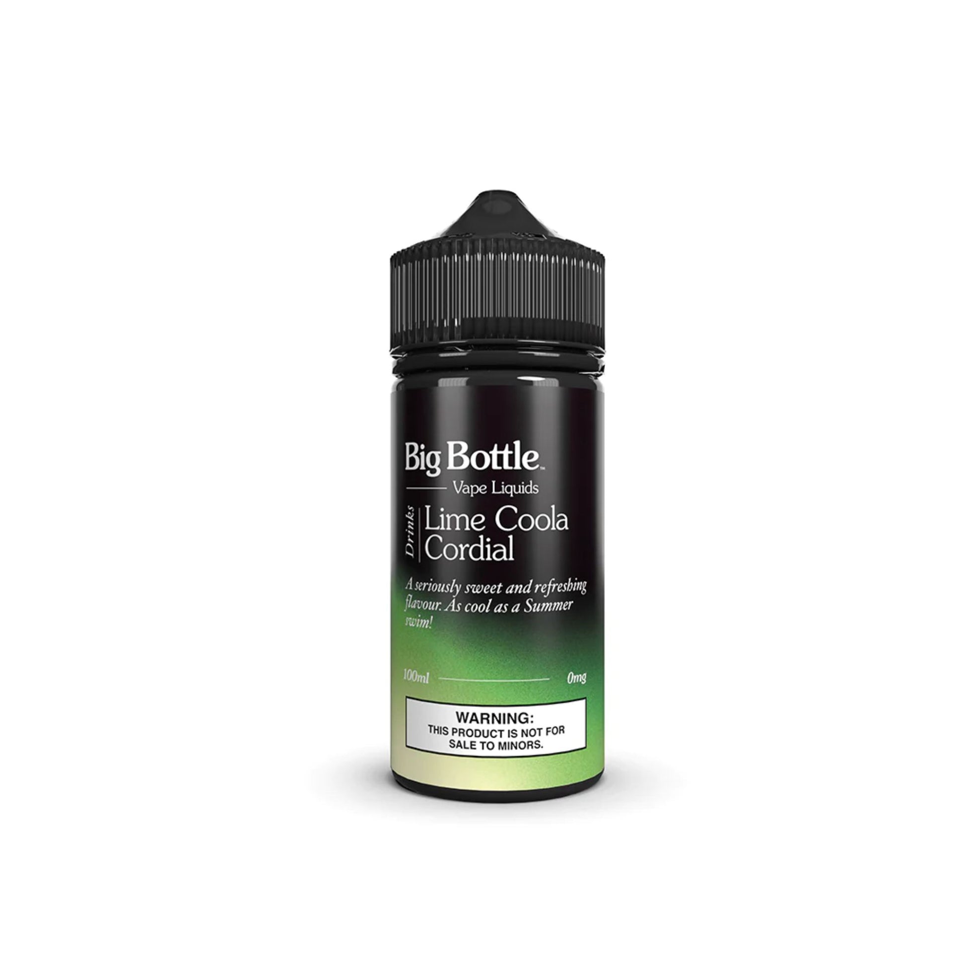 Big Bottle Vape Liquids | Lime Coola Cordial | 100ml bottle