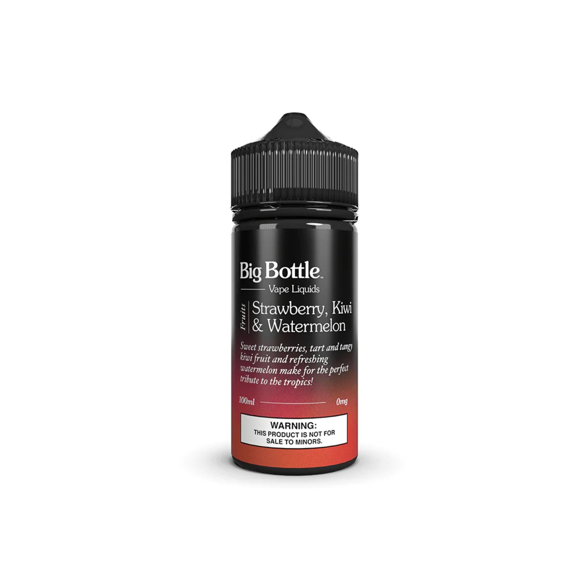 Big Bottle Vape Liquids | Strawberry Kiwi Watermelon | 100ml bottle