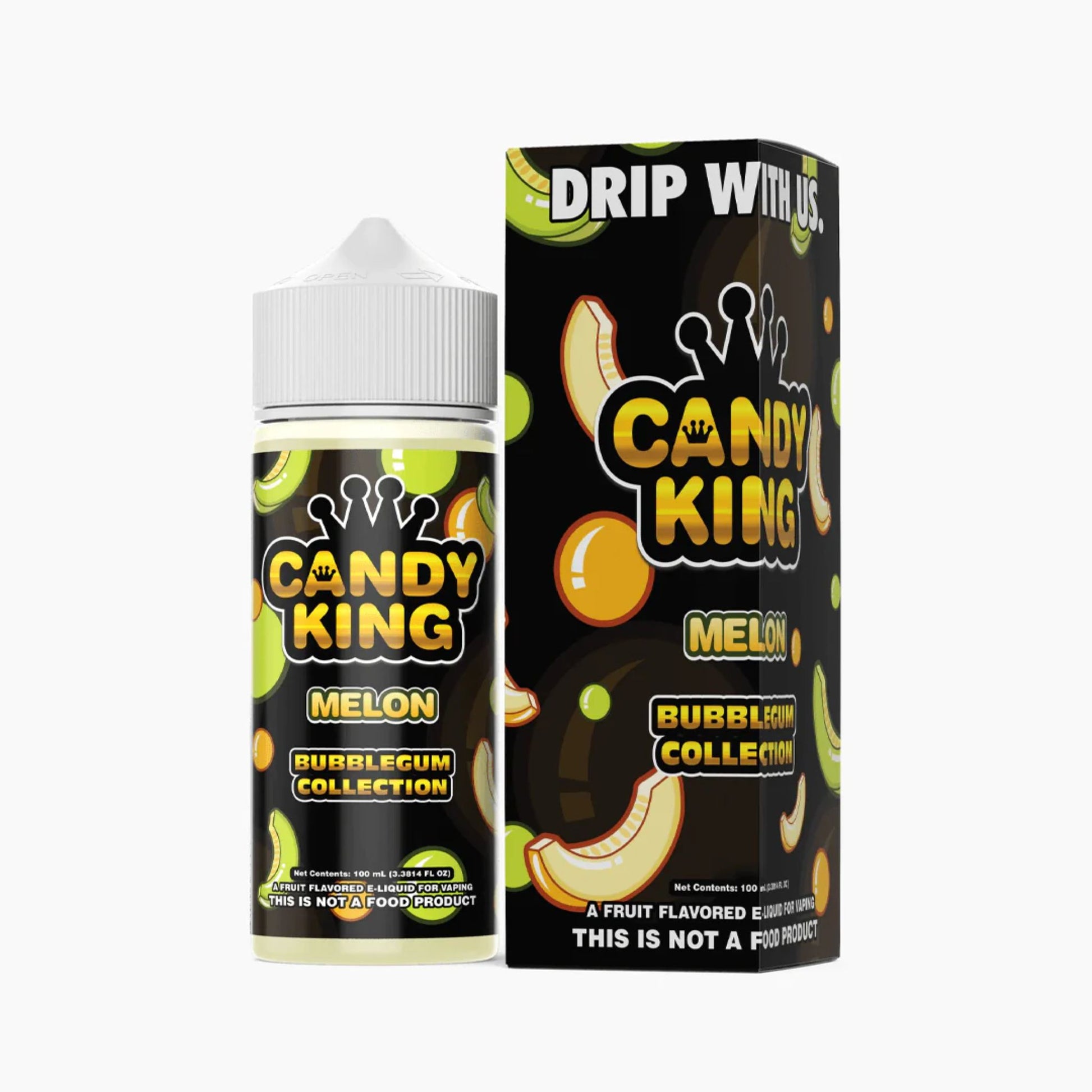 Candy King Bubblegum Collection | Melon | 100ml bottle and box