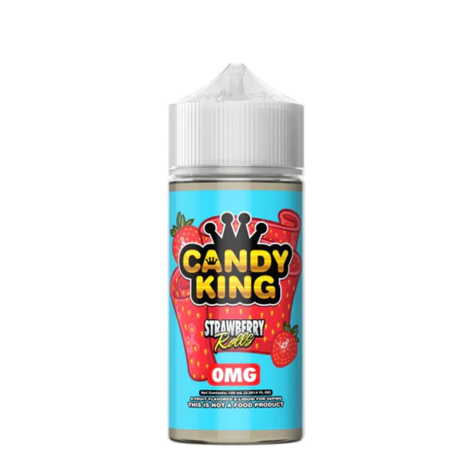 candy king strawberry rolls 100ml bottle