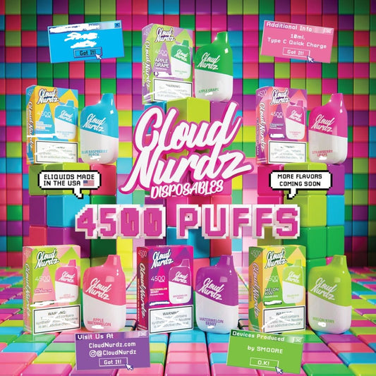 Cloud Nurdz 4500 Puff Disposable Vape