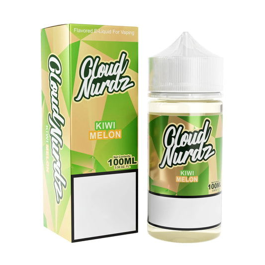 Cloud Nurdz | Kiwi Melon | 100ml bottle and box