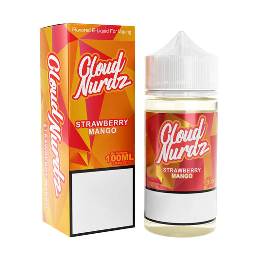 Cloud Nurdz | Strawberry Mango | 100ml bottle and box