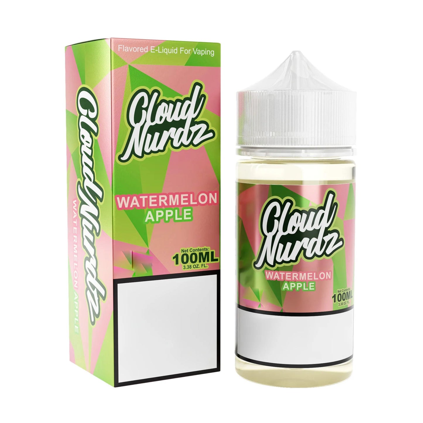 Cloud Nurdz | Watermelon Apple | 100ml bottle and box