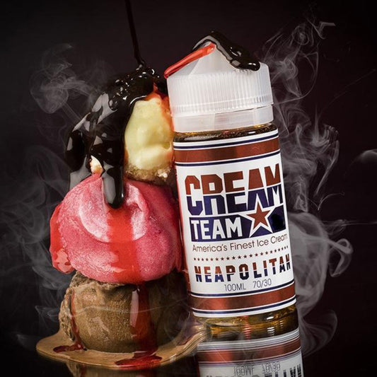 Cream Team | Neapolitan | 100ml bottle with ice cream