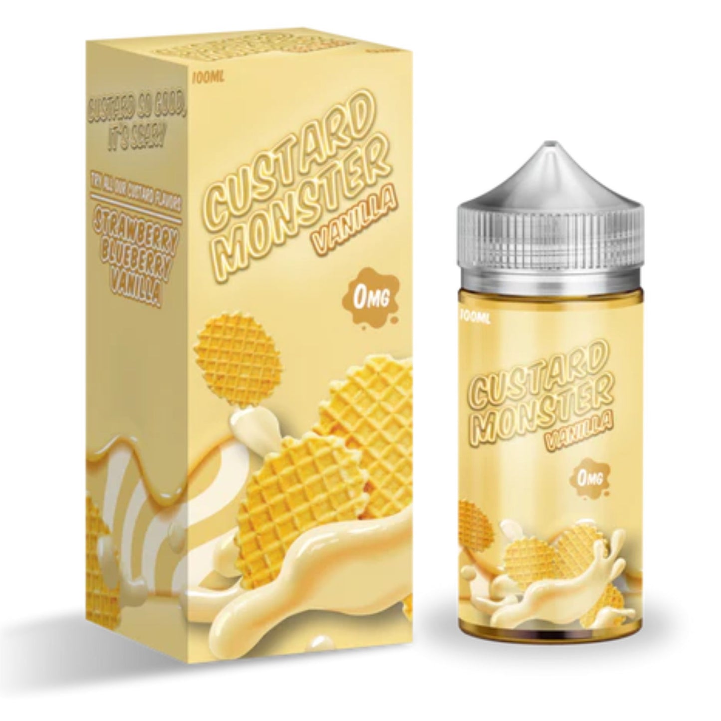 Custard Monster | Vanilla | 100ml bottle and box