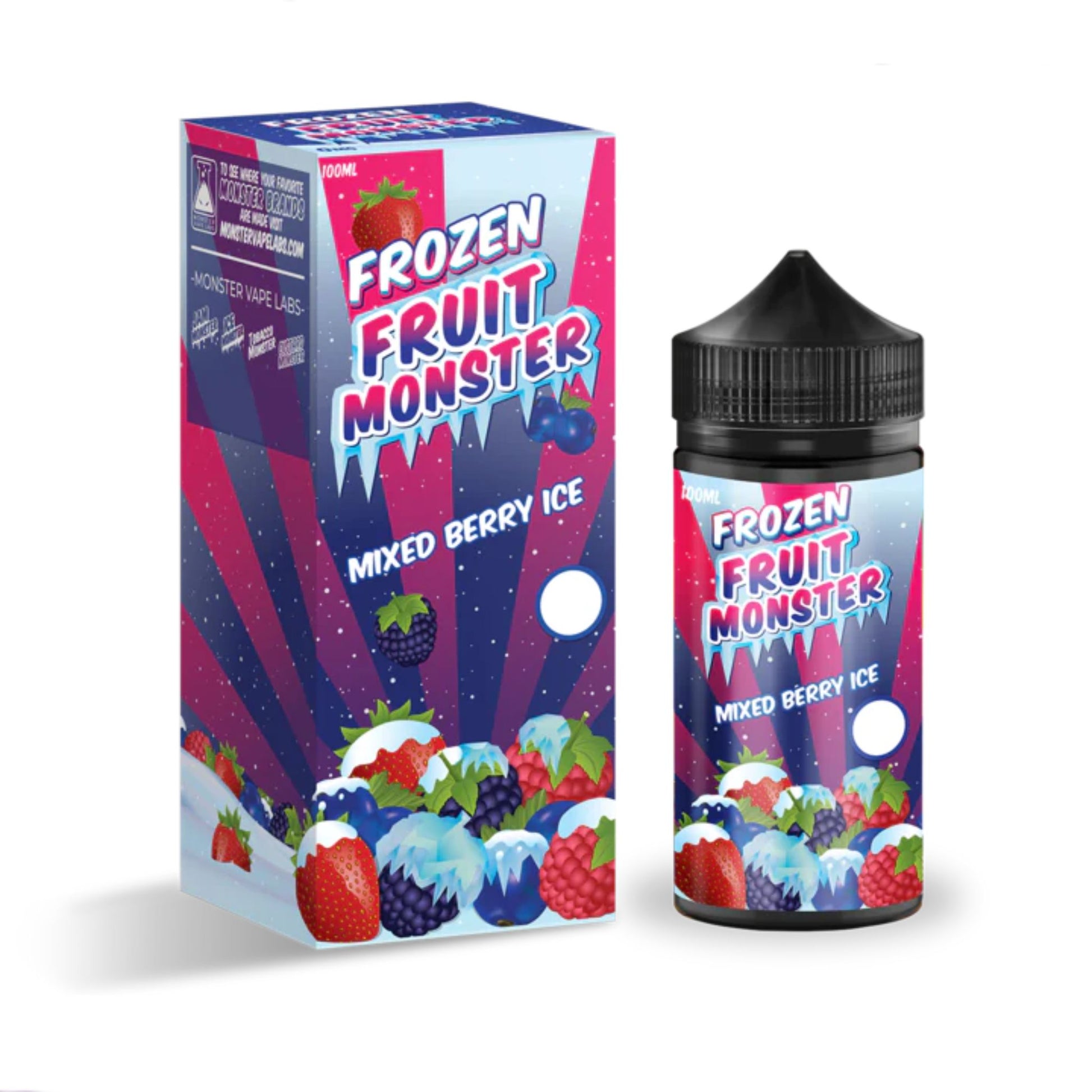 Frozen Fruit Monster | Mixed Berry Ice 100ml bottle and box