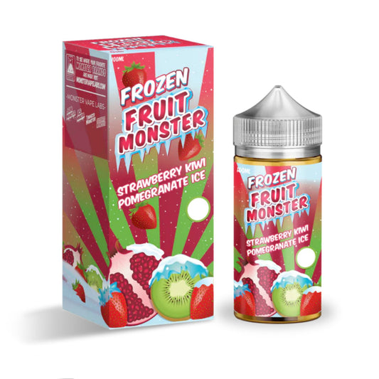 Frozen Fruit Monster Strawberry Kiwi Pomegranate Ice 100ml bottle and box