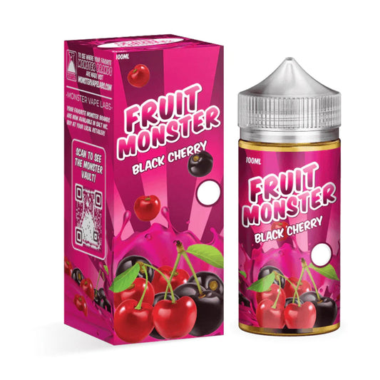 Fruit Monster | Black Cherry | 100ml bottle and box