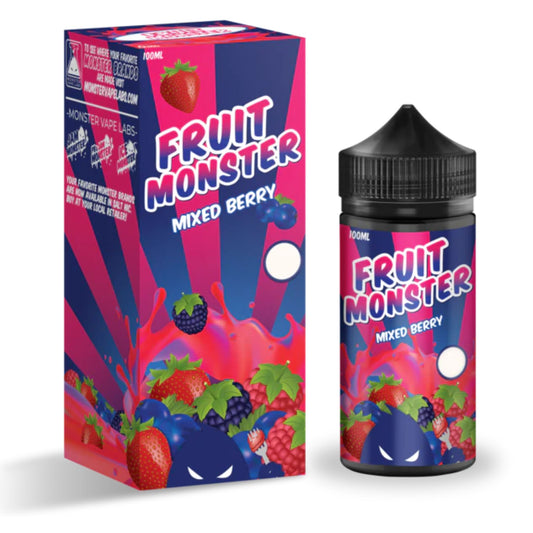 Fruit Monster | Mixed Berry 100ml bottle and box
