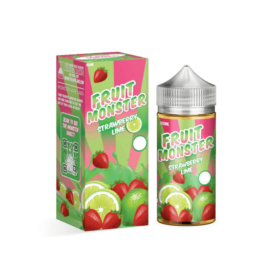 Fruit Monster | Strawberry Lime | 100ml bottle and box