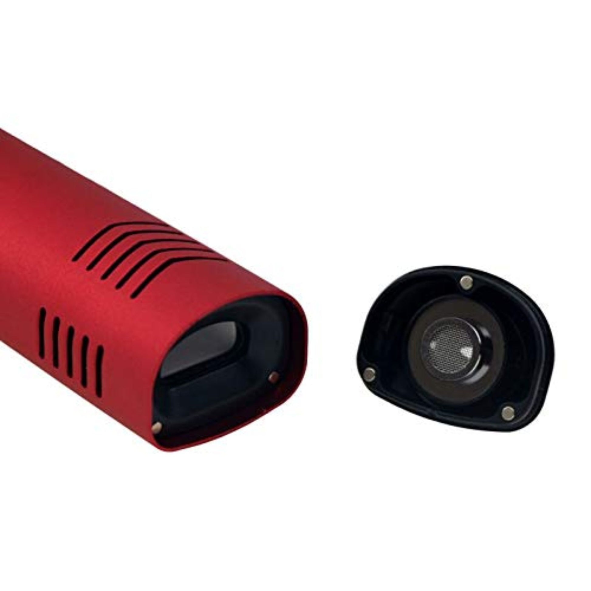 Hugo Vapor Conqueror Replacement Mouthpiece with red device