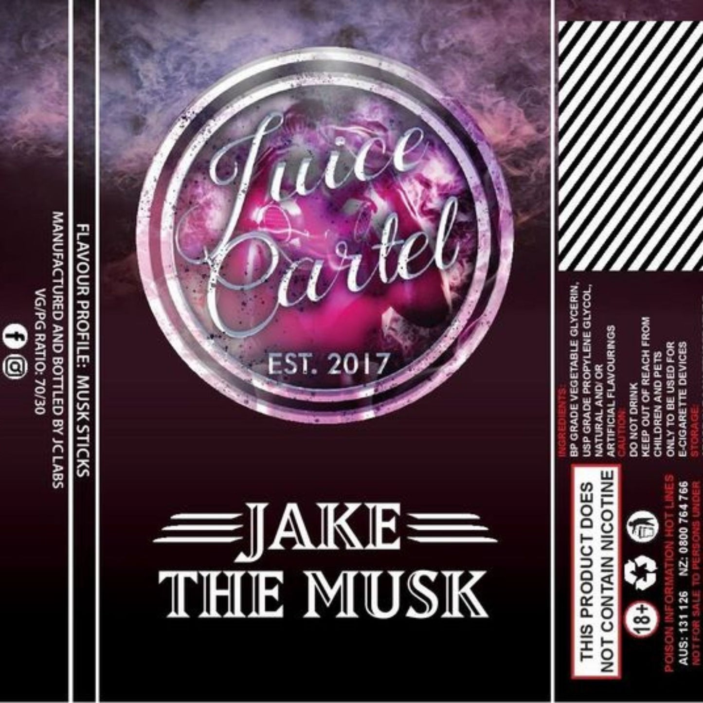 Juice Cartel | Jake The Musk | 120ml | 500ml | 1000ml