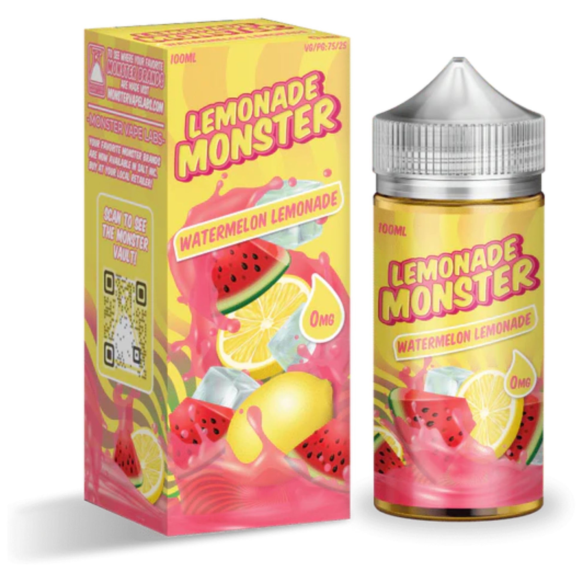 Lemonade Monster | Watermelon Lemonade | 100ml bottle and box