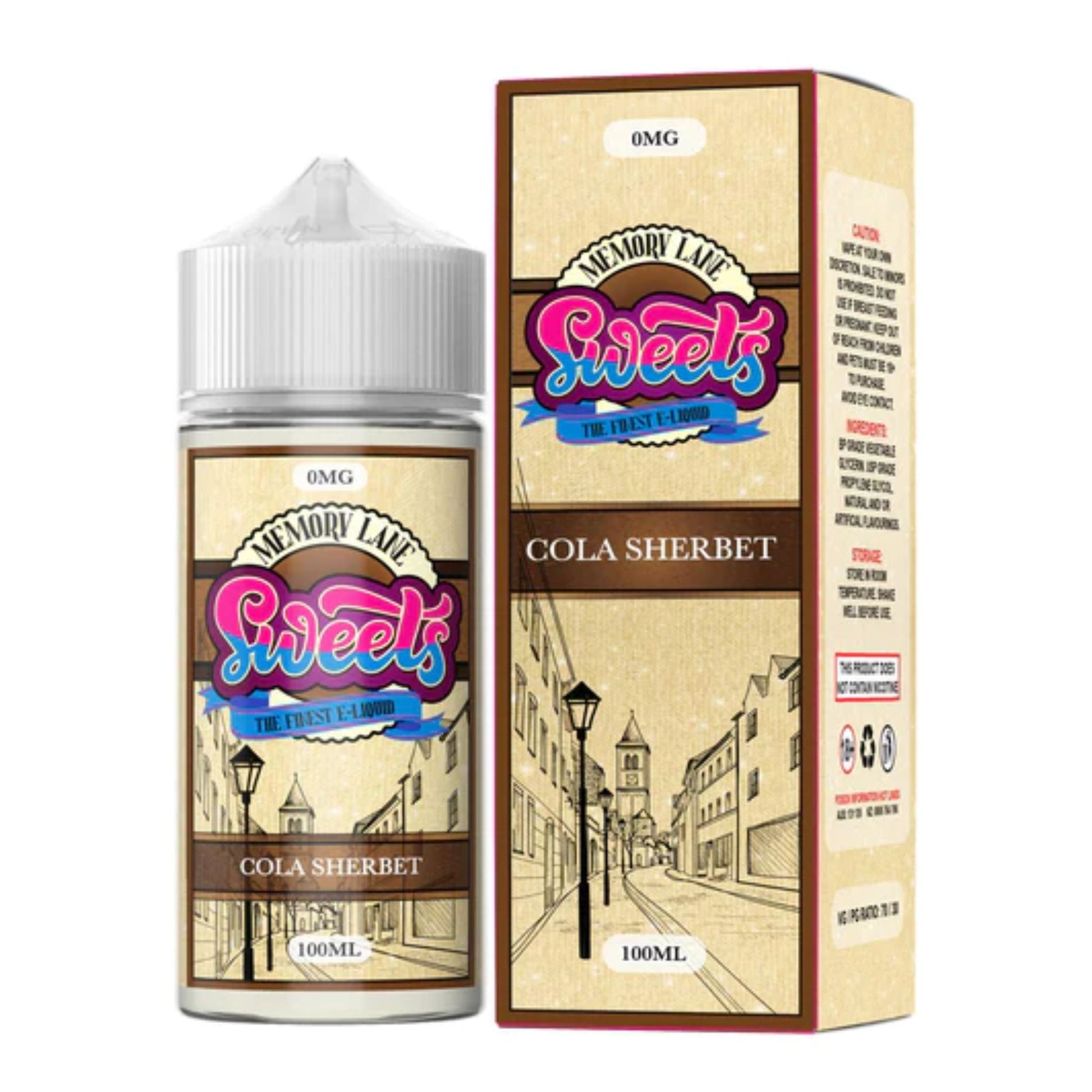 Memory Lane | Cola Sherbet | 100ml bottle and box