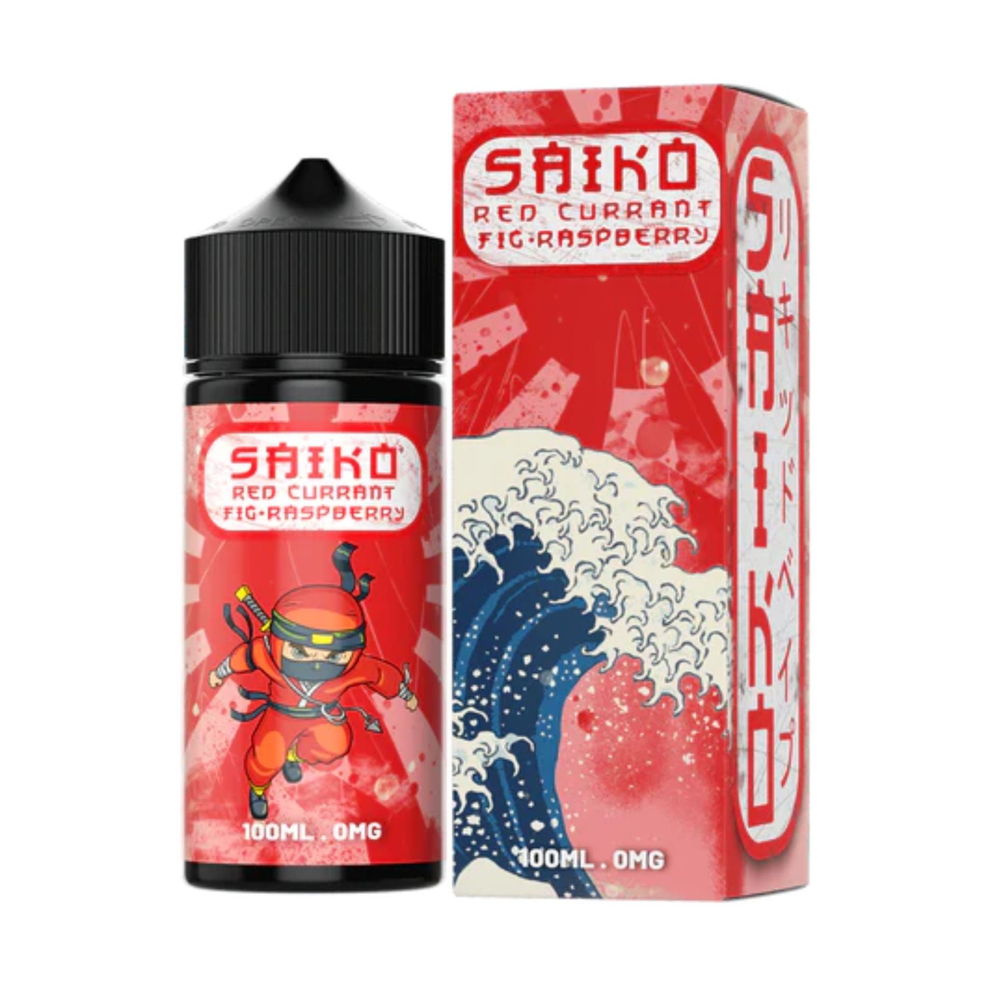 Saiko | Red Currant Fig Raspberry | 100ml bottle and box