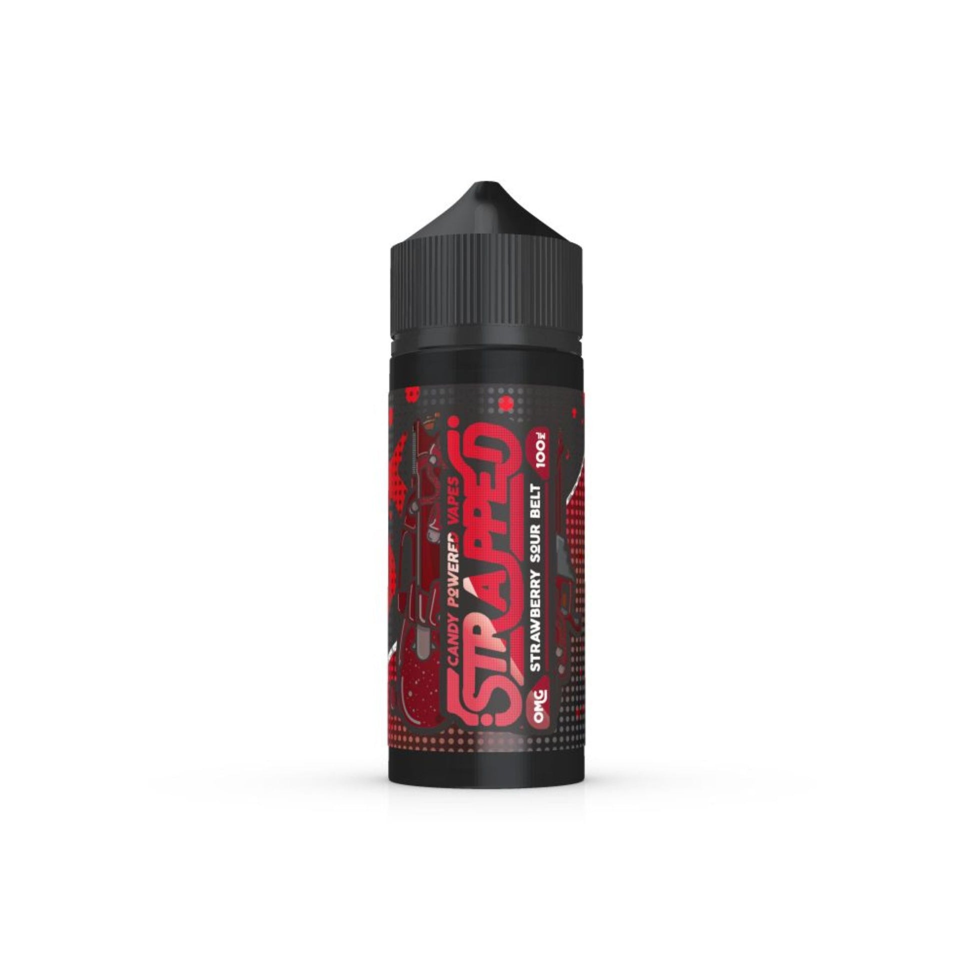 Strapped Original | Strawberry Sour Belt | 100ml bottle