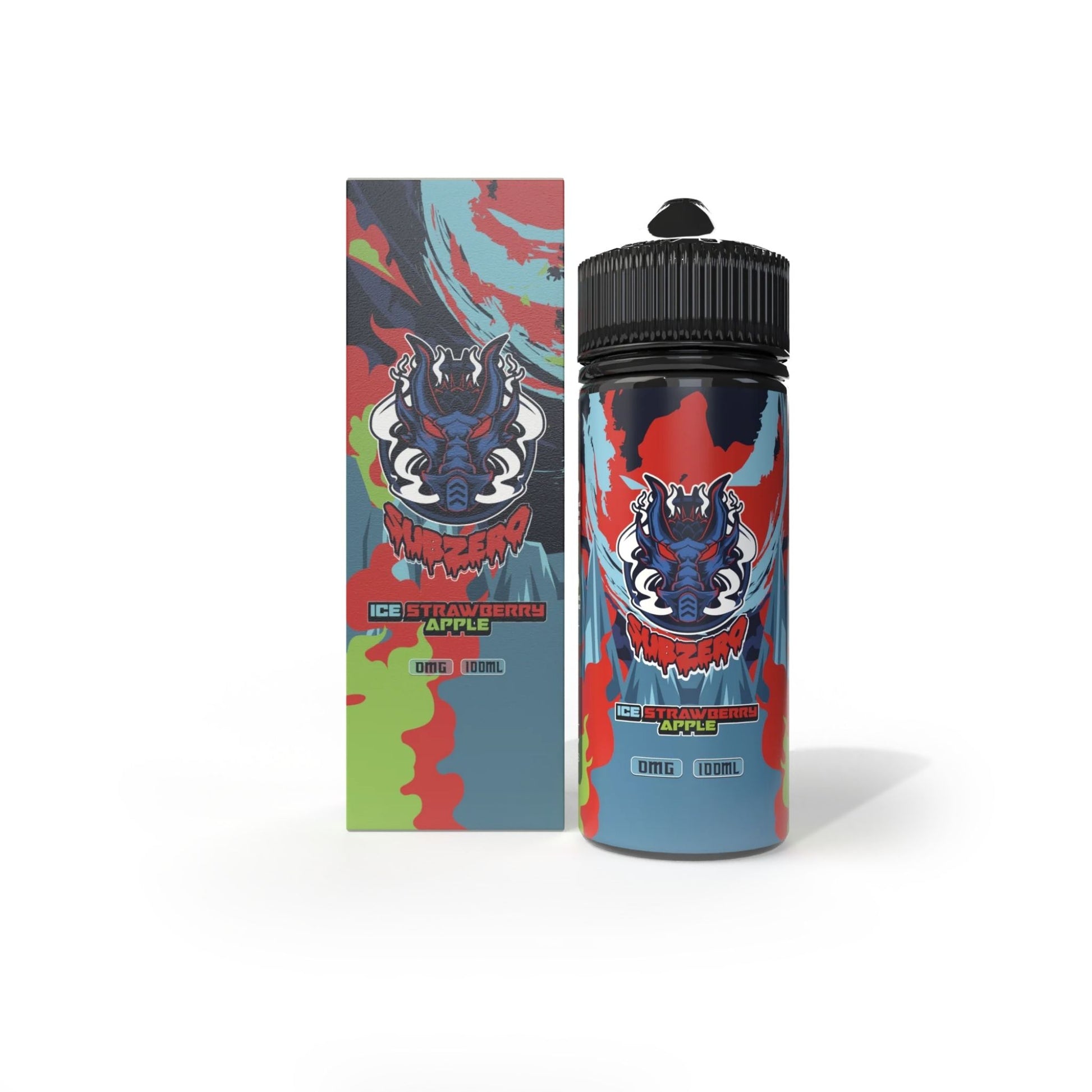 Sub-Zero | Ice Strawberry Apple | 100ml bottle and box