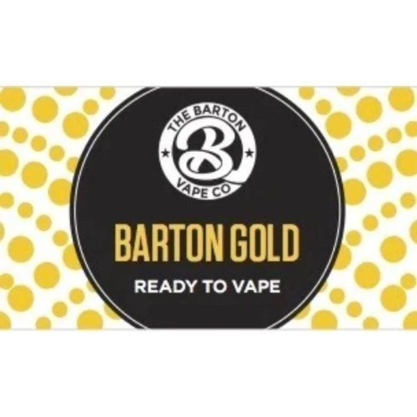The Barton Vape Co | Barton Gold | 120ml label