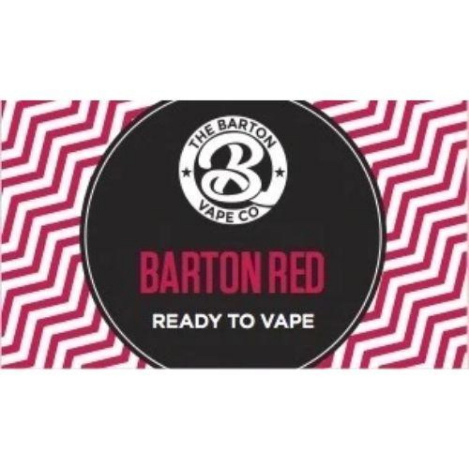 The Barton Vape Co | Barton Red | 120ml label