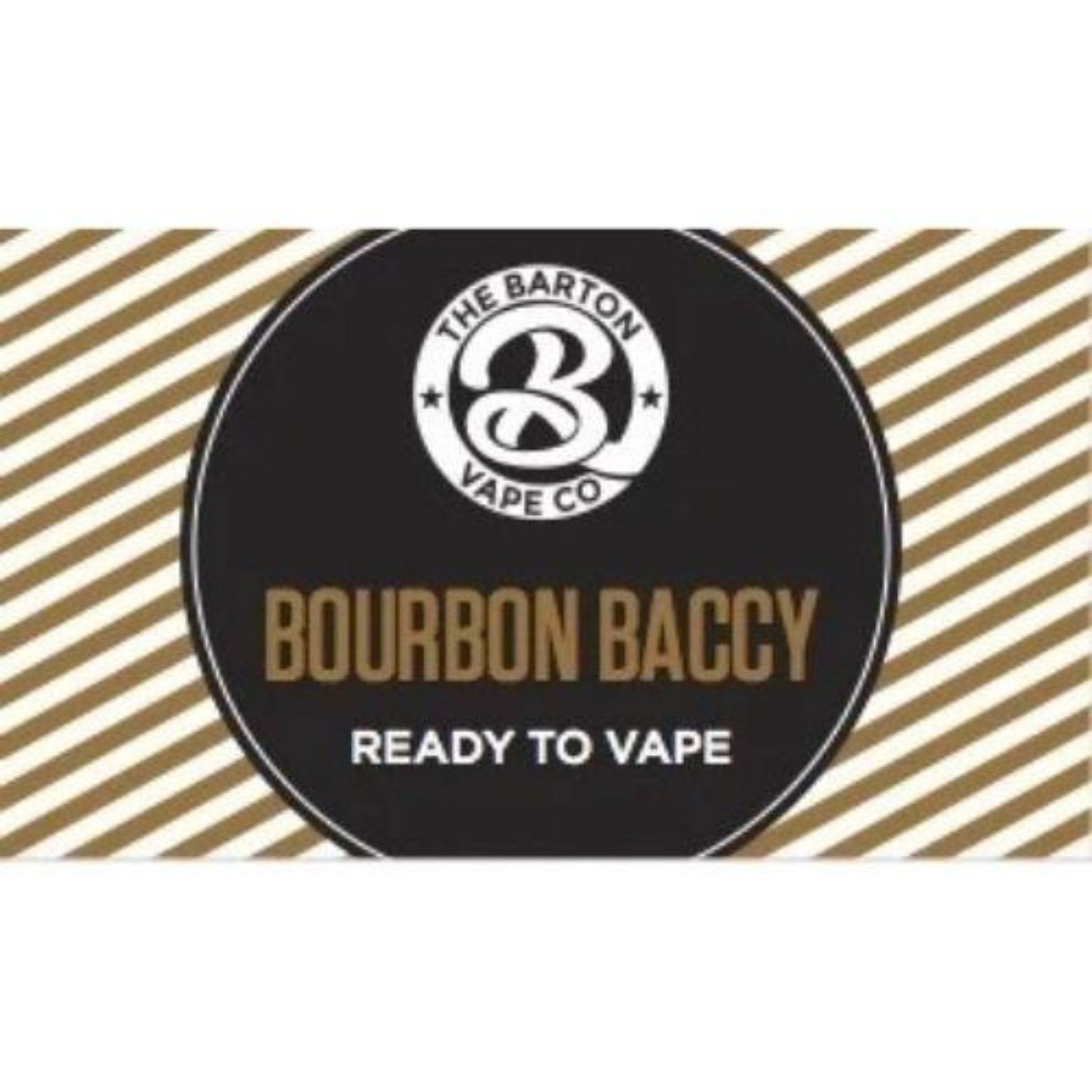 The Barton Vape Co | Bourbon Baccy | 120ml label