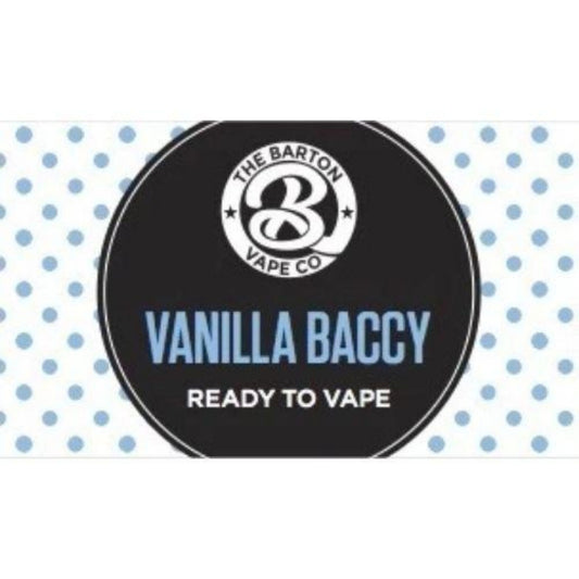 The Barton Vape Co | Vanilla Baccy | 120ml label