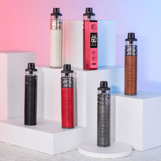 Voopoo Drag H80 S 80w Kit on stands and in many colours
